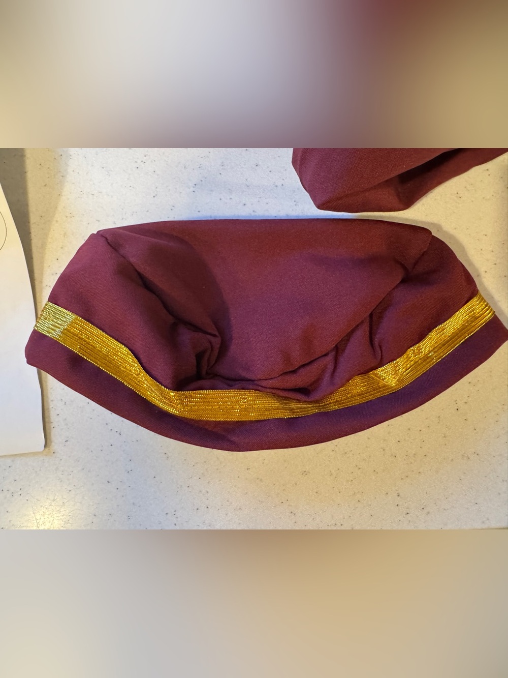 Authentic Halloween costume - Women's Burgundy Bell Hop costume - Picture 3 of 12